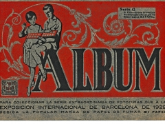 1929 cigarette papers album cover page