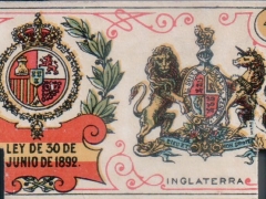 Interior label - coat of arms (type 1)