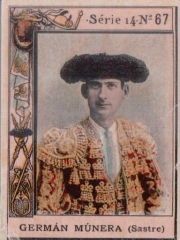 Series 14 number 67 "Germán Múnera (Sastre)"