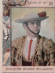 Series 16 number 35 "Joaquín Rubio (Formalito)"