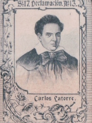 Series 17 number 13 "Carlos Latorre, Declamación"