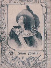 Series 17 number 21 "Juan Lombía, Declamación"