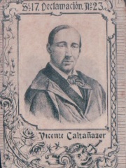 Series 17 number 23 "Vicente Caltañazor, Declamación"