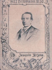 Series 17 number 30 "Joaquin Arjona, Declamación"