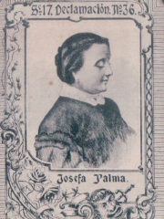 Series 17 number 36 "Josefa Palma, Declamación"