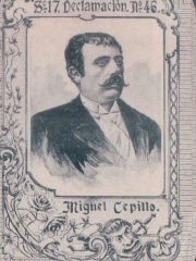 Series 17 number 46 "Miguel Cepillo, Declamación"