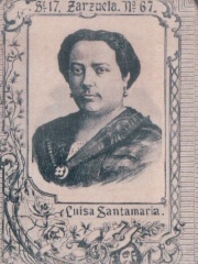 Series 17 number 67 "Luisa Santamaria, Zarzuela"