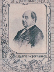 Series 17 number 20 "Mariano Fernández, Declamación"