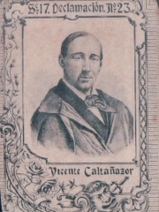 Series 17 number 23 "Vicente Caltañazor, Declamación"