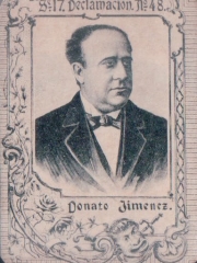 Series 17 number 48 "Donato Jimenez, Declamación"