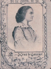 Series 17 number 51 "J. Cruz de Gassier, Opera"
