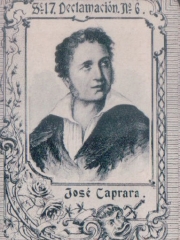 Series 17 number 6 "José Caprara, Declamación"