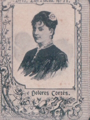 Series 17 number 71 "Dolores Cortés, Zarzuela"