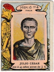 Series 18 number 4 "Julio César, Italia"