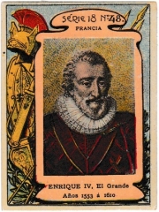 Series 18 number 48 "Enrique IV, Francia"