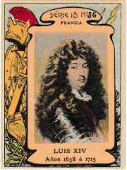 Series 18 number 56 "Luis XIV, Francia"
