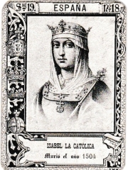 Series 19 number 18 "Isabel la Católica, España"