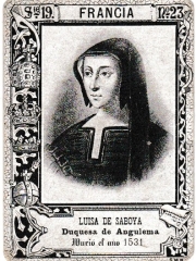 Series 19 number 23 "Luisa de Saboya, Francia"