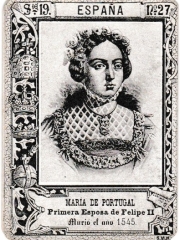 Series 19 number 27 "María de Portugal, España"