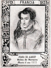 Series 19 number 37 "Juana de Albret, Francia"