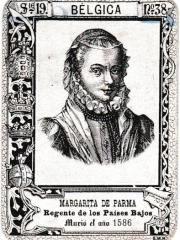 Series 19 number 38 "Margarita de Parma, Bélgica"