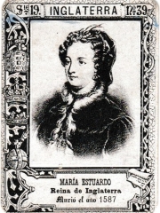 Series 19 number 39 "María Estuardo, Inglaterra"