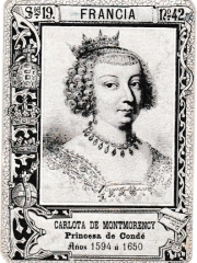 Series 19 number 42 "Carlota de Montmorency, Francia"