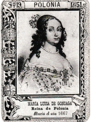 Series 19 number 51 "María Luisa de Gonzaga, Polonia"