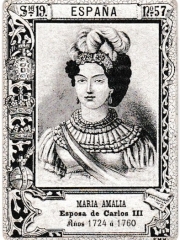 Series 19 number 57 "Maria Amalia, España"