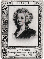 Series 19 number 59 "Mme. Elisabeth, Francia"