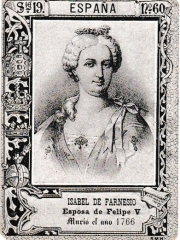 Series 19 number 60 "Isabel de Farnesio, España"