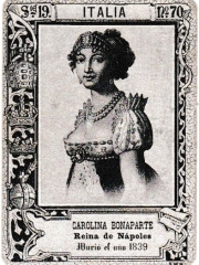 Series 19 number 70 "Carolina Bonaparte, Italia"