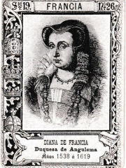 Series 19 number 26 "Diana de Francia, Francia"