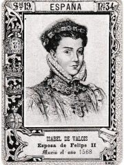 Series 19 number 34 "Isabel de Valois, España"