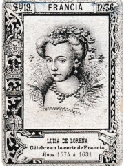 Series 19 number 36 "Luisa de Lorena, Francia"