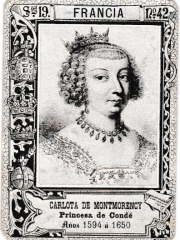 Series 19 number 42 "Carlota de Montmorency, Francia"