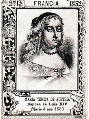 Series 19 number 52 "María Teresa de Austria, Francia"