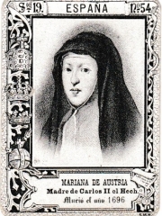 Series 19 number 54 "Mariana de Austria, España"