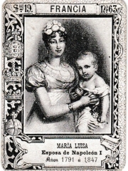 Series 19 number 63 "María Luisa, Francia"