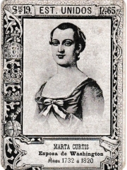 Series 19 number 65 "Marta Curtis, Est. Unidos"