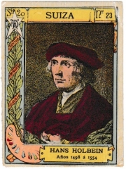 Series 20 number 23 "Hans Holbein, Suiza"