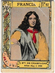 Series 20 number 62 "J. Bta.de Champagne, Francia"