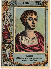Series 21 number 16 "Faustina, Roma"