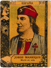 Series 22 number 15 "Jorge Manrique, España"