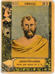 Series 22 number 3 "Aristófanes, Grecia"