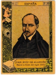 Series 22 number 35 "Juan Ruiz de Alarcón, España"