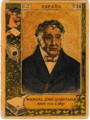 Series 22 number 56 "Manuel José Quintana, España"