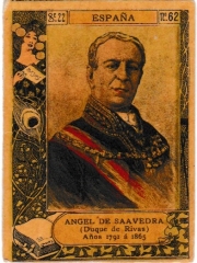 Series 22 number 62 "Angel de Saavedra, España"