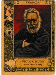 Series 22 number 67 "Victor Hugo, Francia"