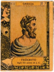 Series 22 number 7 "Teócrito, Grecia"
